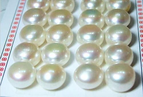 

huij 00351 wholesale 13-14mm white freshwater pearl earring beads