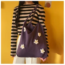 Холщовая женская сумка-шоппер, сумка-тоут, женские пляжные сумки, многоразовая сумка через плечо для покупок, новинка, эко складная сумка для покупок