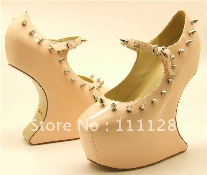 Rivet Nice Ladies Strange Heels 
