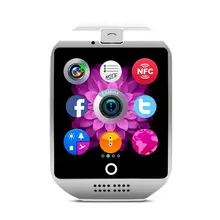 New Q18 Passometer Smart watch with Touch Screen camera TF card Bluetooth smartwatch for Android IOS