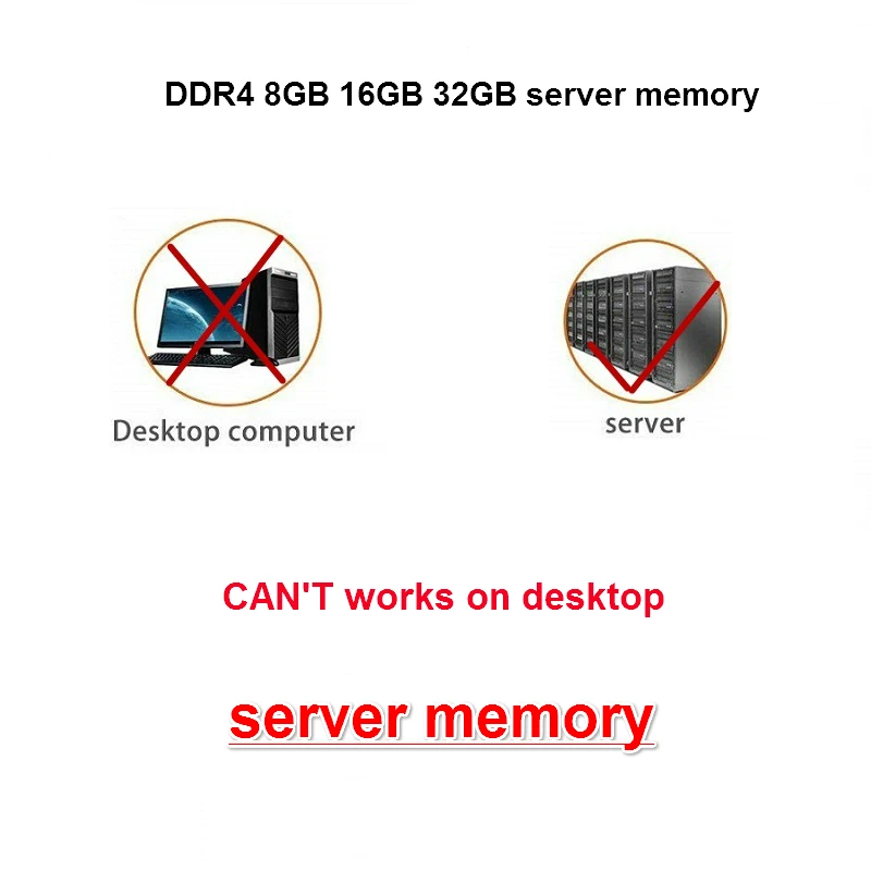 Серверная Память DDR4 8 ГБ 16 4 Гб 2400 МГц ECC REG 2133 2400T ram|Оперативная память| |