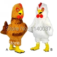 Маскот костюм-талисман курица индивидуальный костюм косплей костюм персонажа из мультфильма карнавальный костюм праздничный костюм вечерние