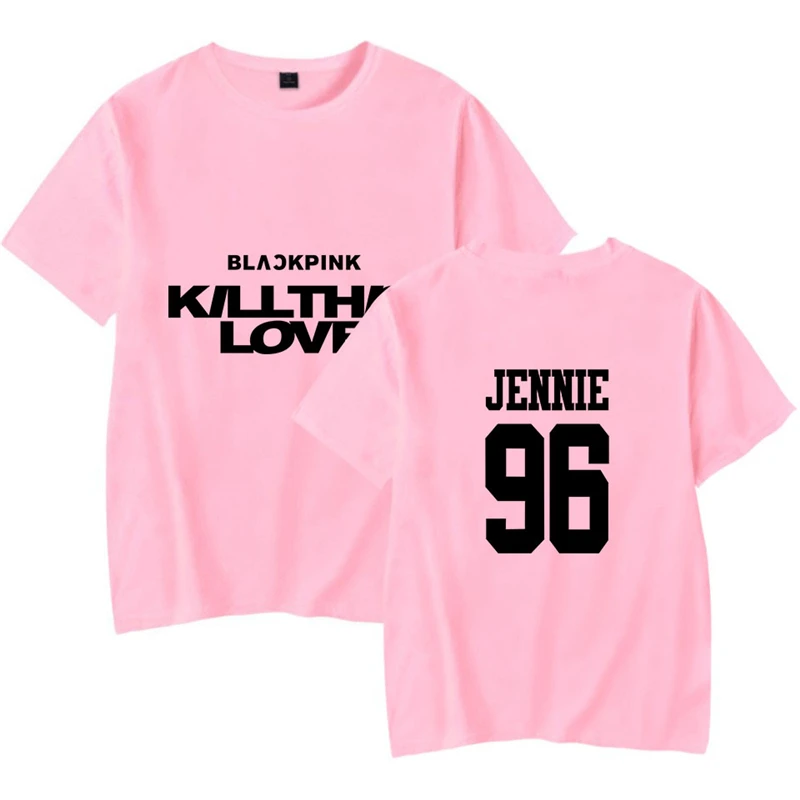 Kill This Love Blackpink Tshirt Kpop T-shirt Jennie Women Streetwear Short Sleeve Blackpink Clothings Kpop Tshirt Women T shirt Kill This Love Blackpink Tshirt Kpop T-shirt Jennie Women Streetwear Short Sleeve Blackpink Clothings Kpop Tshirt Women T shirt