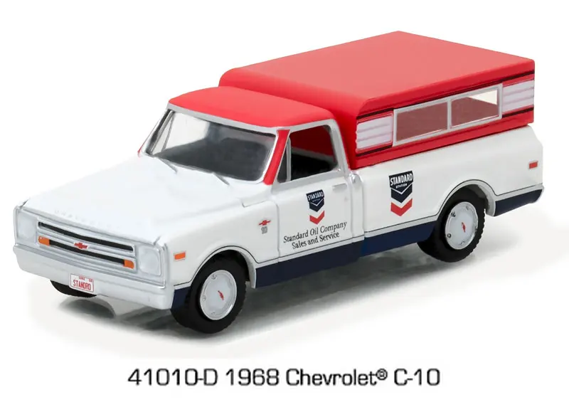 Зеленый свет 1: 64 Стандартный масла-1968 Chevrolet c-10 пикап бутик сплава автомобиля игрушки для детей дети игрушки модель оригинальной коробке