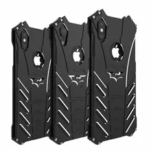 Алюминиевый Броня Бэтмен чехол для iPhone 11 Pro Max XS Max XR X 8 7 6 6S Plus SE 5 5S 5C чехол Железный человек, телефон оболочки кожи сумка