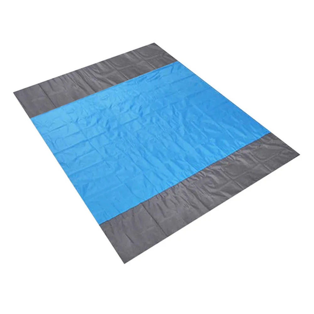 2019 Outdoor camping mat portable beach waterproof folding pocket beach mat self inflating camping mattress sleeping 40J3 (2)