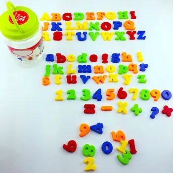 

78PCS Magnetic Letters Numbers Alphabet Magnets Educational Toy Set