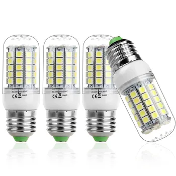 

4 X E27 LED 5050SMD 6W ampoule led Spotlight led Blanc Froid corn bulb led lighting LED Globe Bulbs 220V-240V