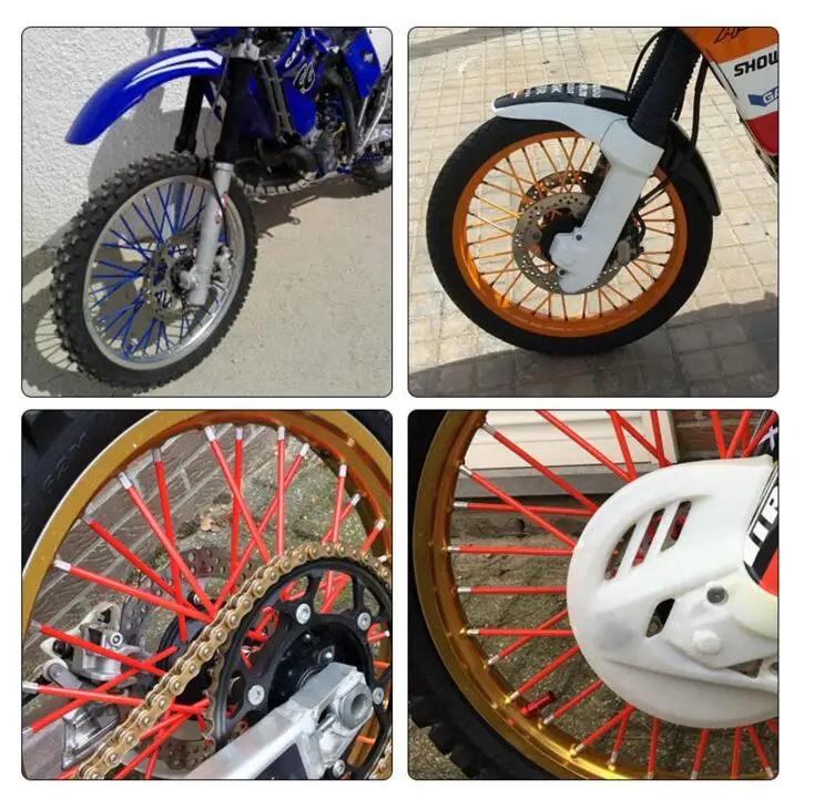 72 Универсальный Мотоцикл Dirt Bike Enduro внедорожный для обода колеса кожухи накладки для мотоцикла dirt bike pit