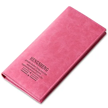 

12PCS / LOT New Hot Selling Female Fashion Purse Young Ladies Big Capacity Ladies Long Wallet Women PU Leather Cluth Card Holder