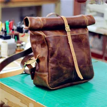 Кожаный рюкзак ручной работы с рисунками Ami, 4 мм, BDQ-121 сумка на плечо, версия DIY, кожаная художественная сумка, бумажный рисунок