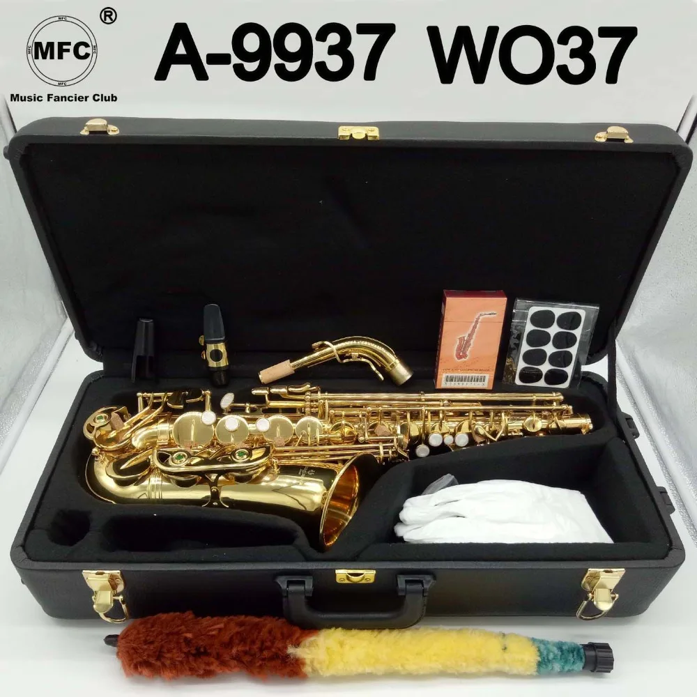 Brand New Japan Alto Saxophone A 992 A WO20 Gold Lacquer Sax Alto