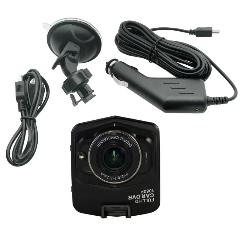 Мини-видеокамера HD Автомобильный видеорегистратор Камера диктофон ночного видения G сенсор 12 миллионов пикселей с дисплеем высокого разрешения 2,4"