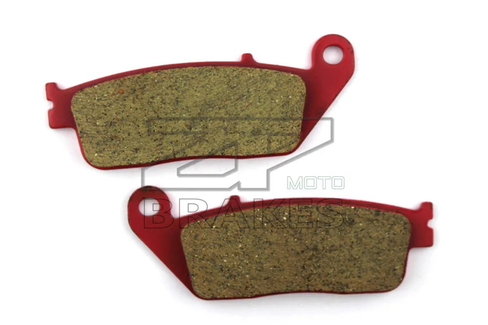 Motorcycle Disc Brake Pads Fit HONDA CBR 400 RRJ/K 1987-1989 CB F CB-1 1989-1990 Front New Red Carbon Ceramic Free shipping | Автомобили и