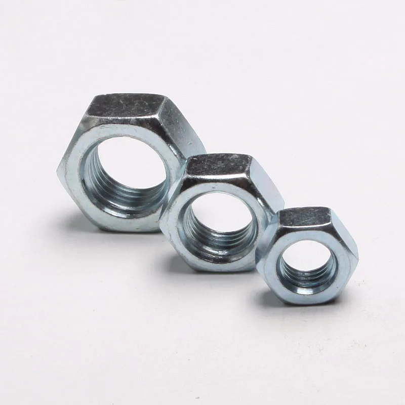 Buy 1PCS 8.8 Galvanized High Strength Hex Nut White