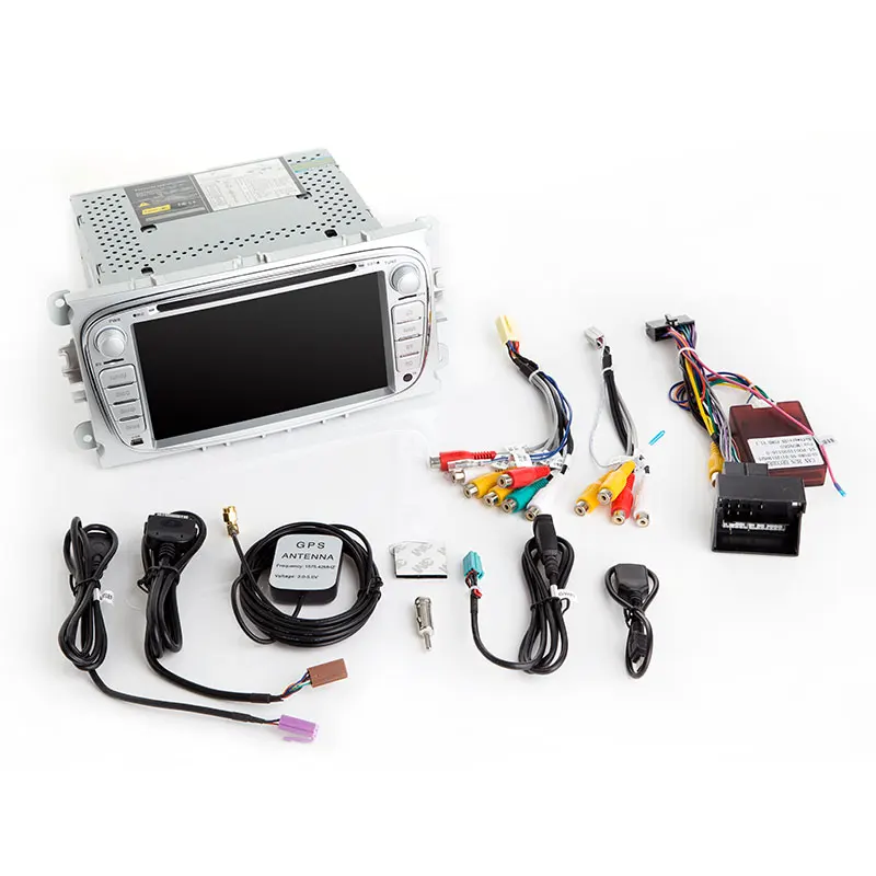 Best Xonrich Car DVD Player 2 Din Android 8.1 For Ford Focus 2 S-Max C-Max Mondeo Galaxy Kuga 2 GPS AutoRadio Head Unit Audio IPS 4G 5