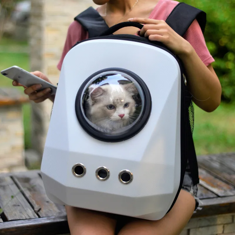 Сумка для домашних животных, рюкзак для кошек, космическая капсула, астронавт, Carrierl, дышащее пузырьковое окно для котенка, щенка, емкость 6-8 кг, отправка, расческа для домашних животных