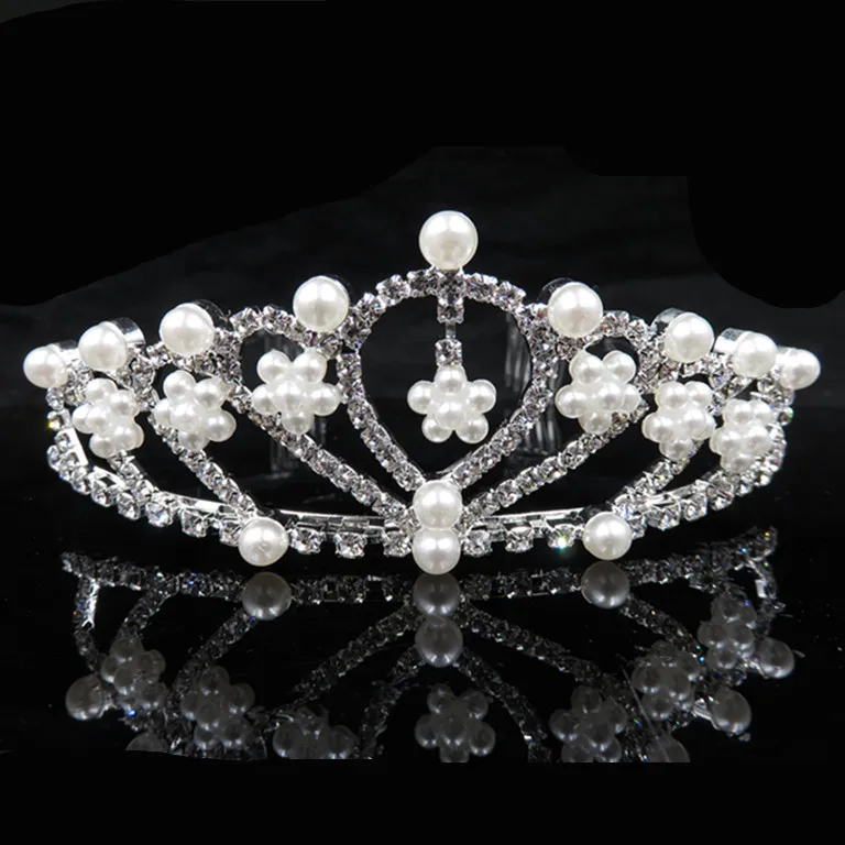 2017 Women Princess Crown Headband Crystal Rhinestone Tiara And Crowns