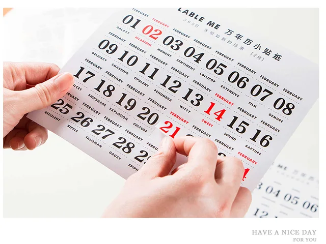 calendars for every year