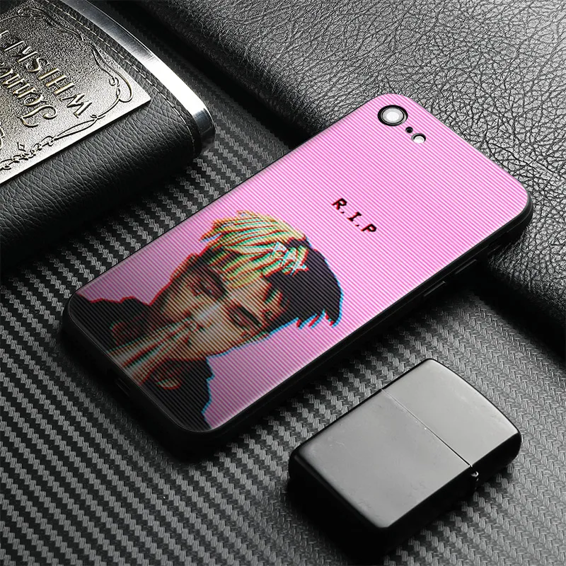

XXXTentacion R.I.P rap hip hop rapper Soft Silicone Phone Case Cover Shell For Apple iPhone 5 5s Se 6 6s 7 8 Plus X XR XS MAX