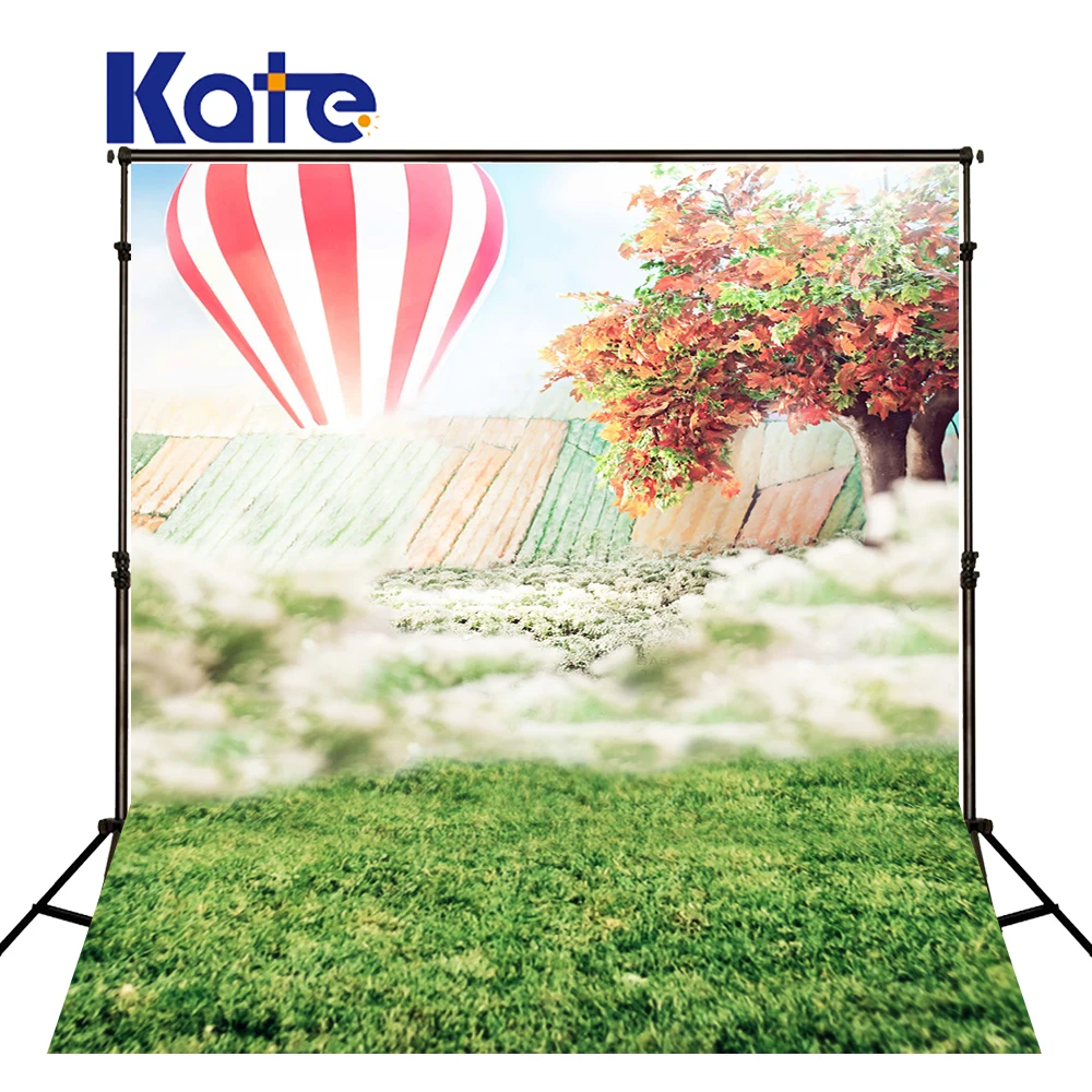 

200Cm*300Cm(6.5Ft*10Ft) Photography Backdrops Hot Air Balloon Lawn Furuya Photography Background Lk4259