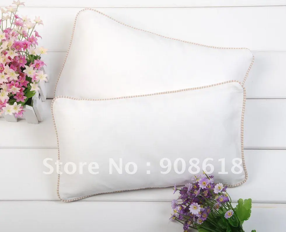 2012 best seller infant pillow, 100 organic cotton baby plush pillow