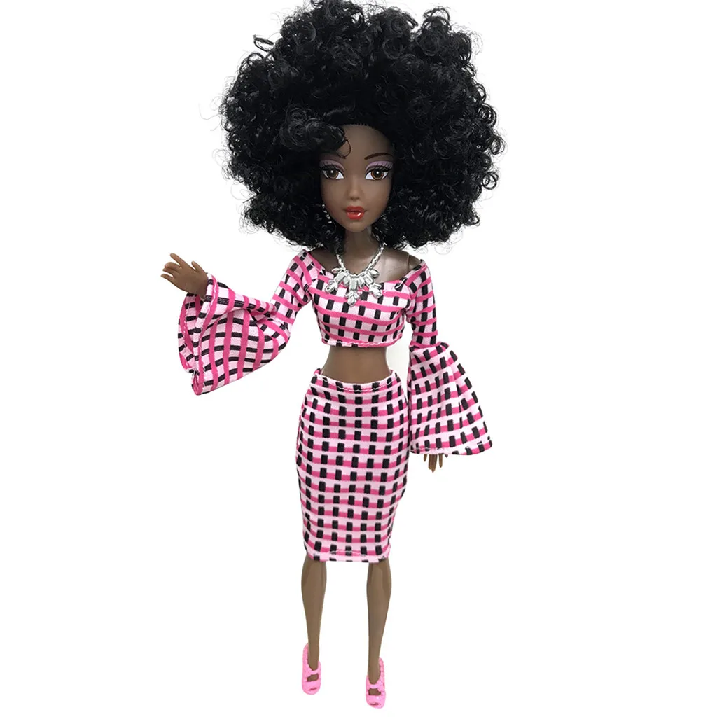 Детские подвижное соединение африканская кукла игрушка черный игрушка лучший подарок игрушка, Прямая поставка L716