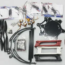 F550 Дрон FlameWheel комплект с электронным регулятором скорости QQ HY пропеллеры для беспилотника ESC+ Высокое полозковое шасси PTZ F05114-Z