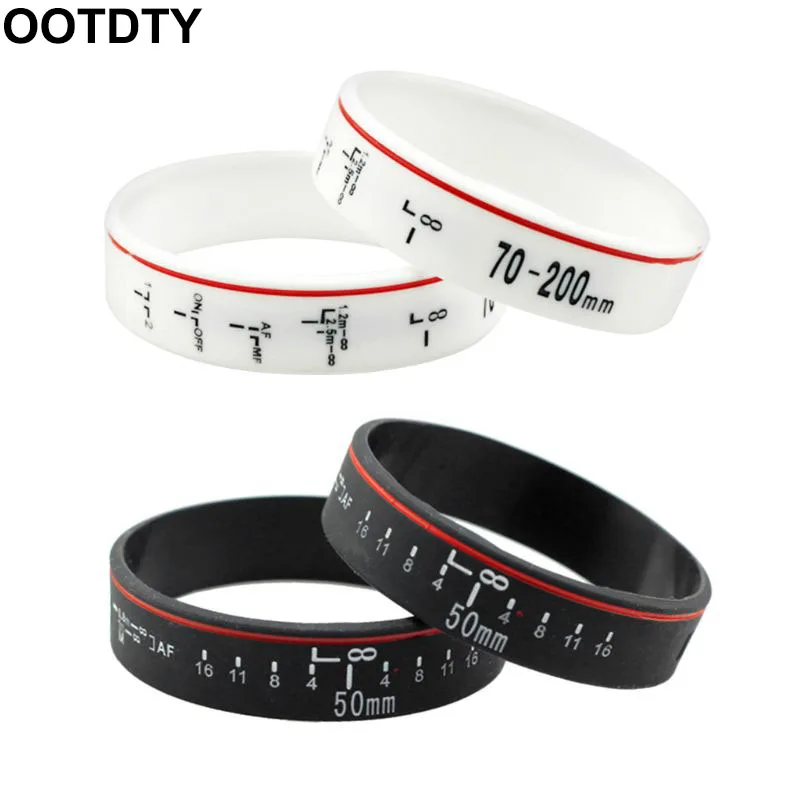 

Fashion Silicone Camera Lens Wristband Photographer Band Bracelet for Canon Camera Photo Studio Accessories Unisex Lovers Gifts