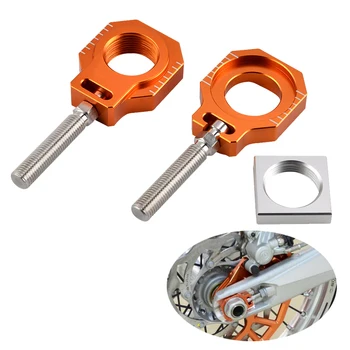 

Billet Axle Blocks Chain Adjuster For KTM 125 250 200 300 350 400 450 525 530 EXC/EXC-F/XC-W/XCF-W EXCF 2000-2015 2016 2017 2018