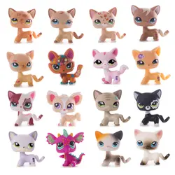 LPS Pet Shop милые короткошерстая кошка игрушечные лошадки большой Дэйн колли товары для собак ПВХ фигурку игрушечные лошадки игрушечные