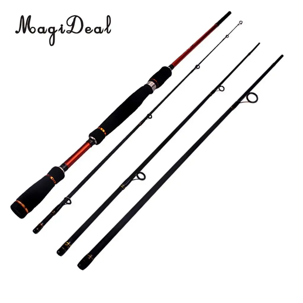 

4 Sections Fishing Rod 2.1m 2.4m 2.7m 4 Pieces Casting Spinning Rod 7-21g Lure Weight Lure Rod