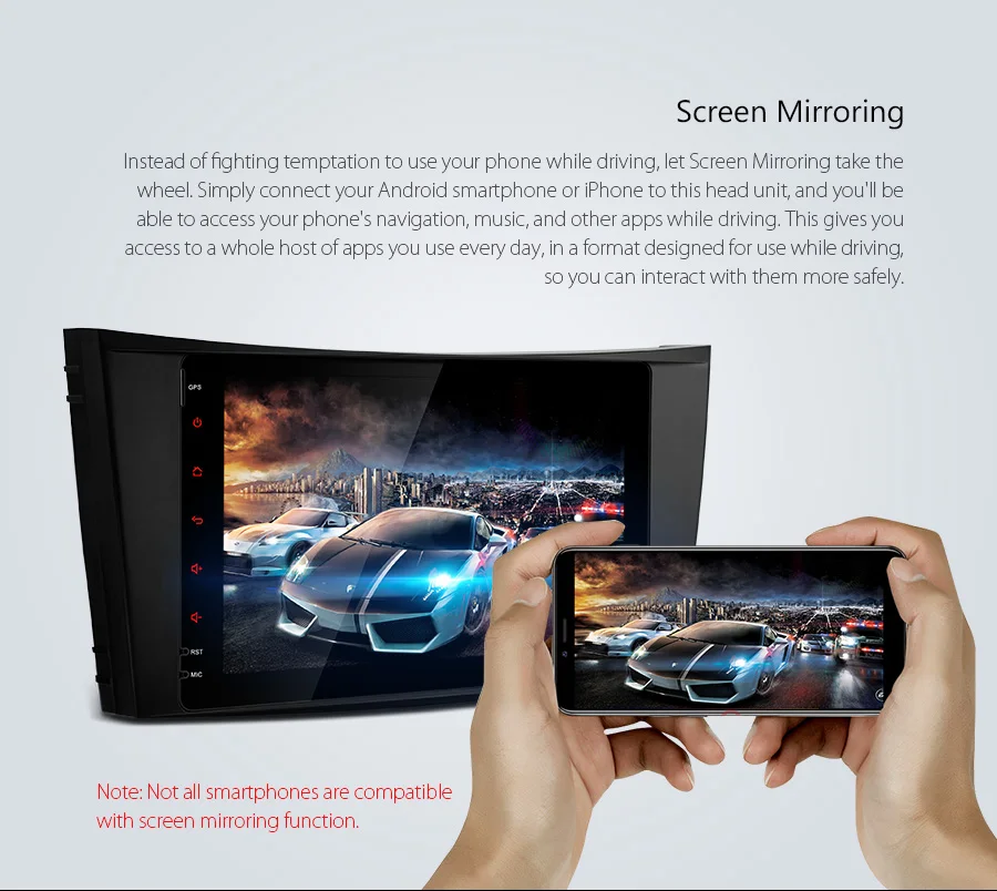 Sale 8" Android 9.0 Pie OS Car Multimedia Navigation GPS Radio for Mercedes Benz E-Class W211 2002-2008  (E200/E220/E240/E270/E280) 13