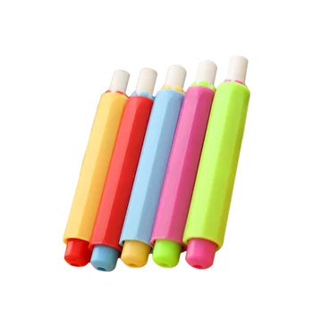 

Colorful Chalk Holder Kawaii Dustless Chalk Pen Grip Blackboard Chalk Clip For Whiteboard Stationery Office Shool Supplies