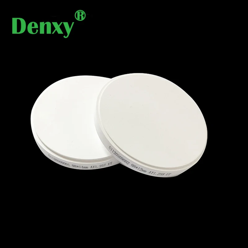 

Denxy 1 pc 3D multilayer Dental Zirconia Blocks 98*10-30mm Dental Lab Wieland System for Making Porcelain Teeth High quality