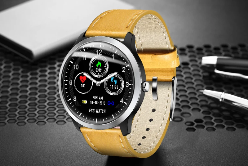 Мужские умные часы, 1,22 дюймов, ips ECG PPG, умные часы, пульсометр, мульти-спортивный режим, трекер, водонепроницаемый пульт дистанционного управления