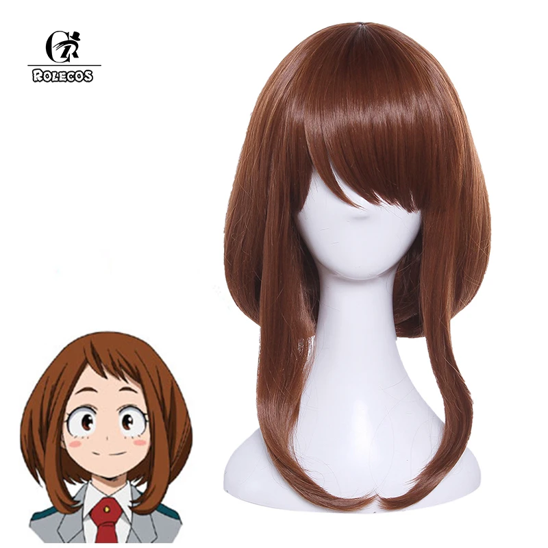 ROLECOS Cosplay MHA Ochako Uraraka Cosplay Headwear Women Synthetic