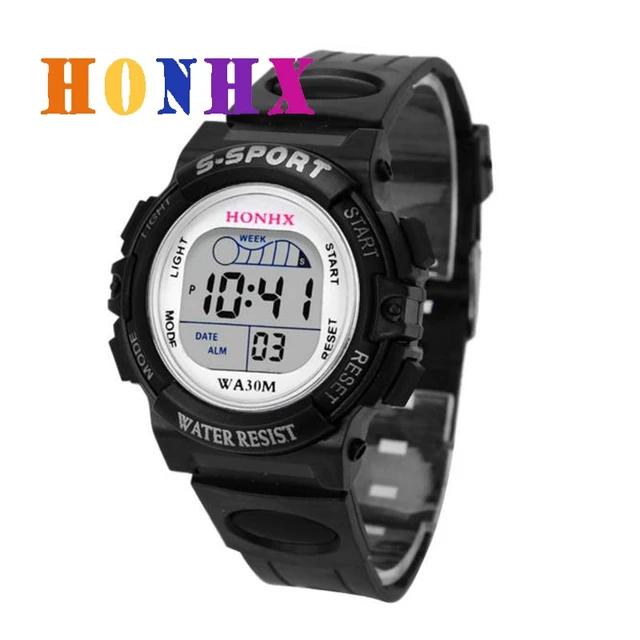 HONHX Fashion Jelly LED Watch Waterproof Sport Watch Boys Girl's Children's Digi HONHX Fashion Jelly LED Watch Waterproof Sport Watch Boys Girl's Children's Digi