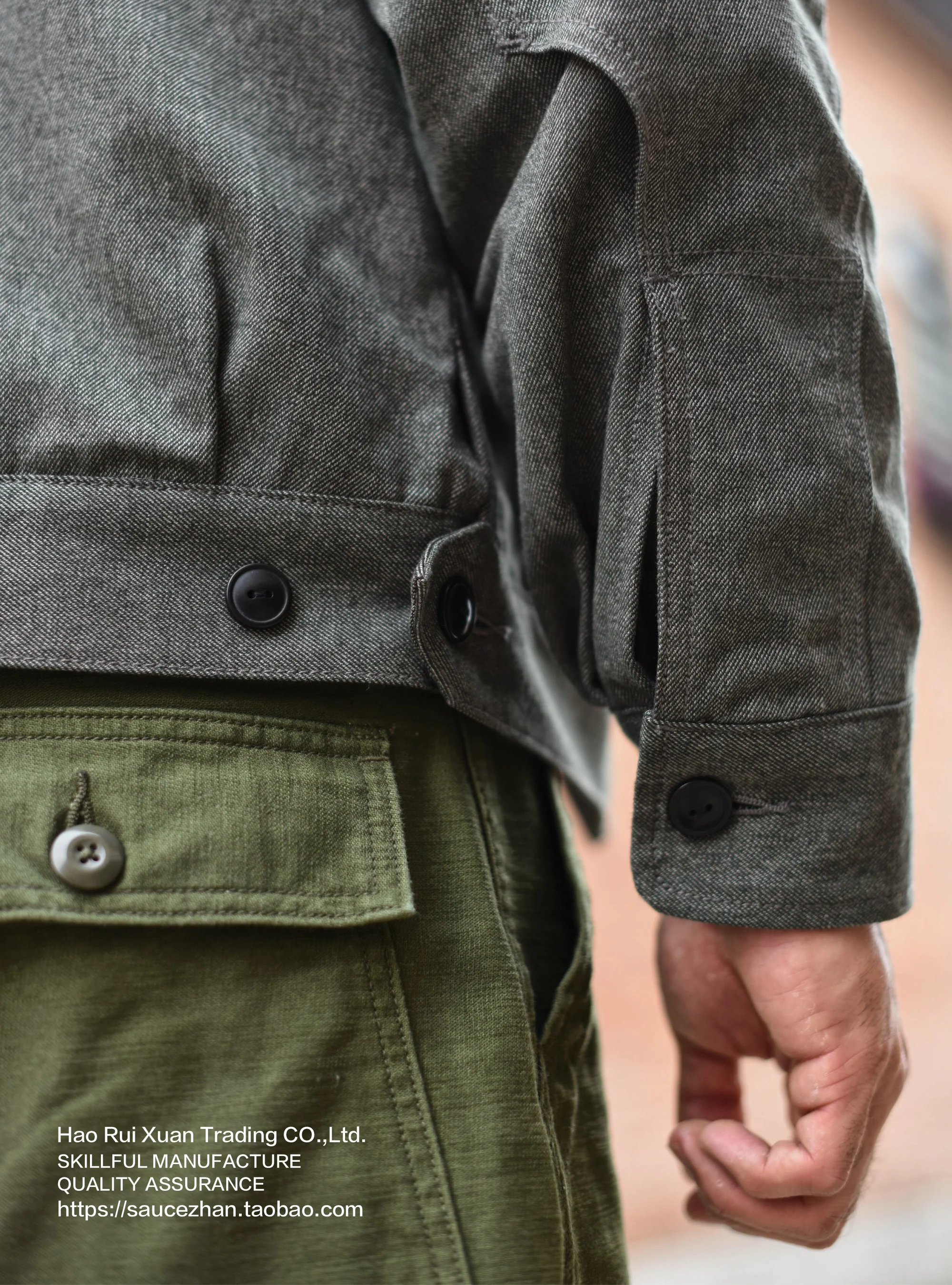 SauceZhan 1940, куртка в стиле сафари, короткая рабочая куртка, Ретро стиль, хлопок, мужская куртка, одноцветная, мужские куртки, Chamarras Para Hombre