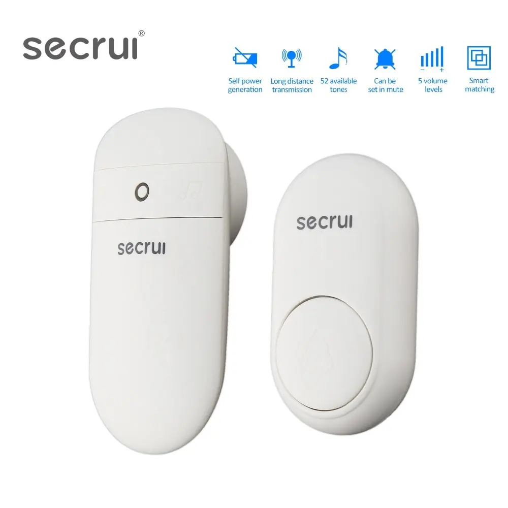 SECRUI M518 дверной звонок Multi-функциональная кнопка Беспроводной SOS кнопка аварийного 433 мГц аксессуары сигнализации для сигнализации дома