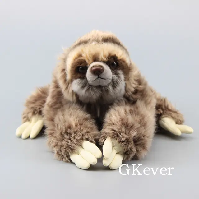 three toed sloth stuffed animal