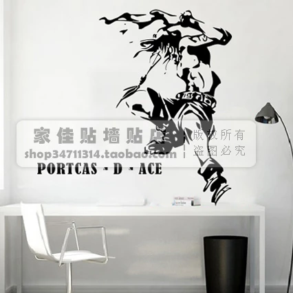 エースワンピース壁デカールビニールの壁のステッカーステッカー装飾装飾アニメワンピース車のステッカー Decorative Wall Decal Wall Decalsone Piece Wall Sticker Aliexpress