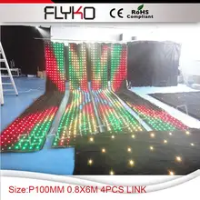 4 шт связанные светодиодные занавески модные украшения для сцены