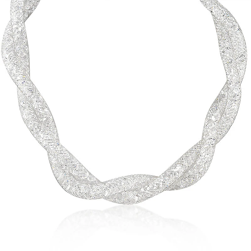 Женское Ожерелье Из Сетчатой проволоки Mytys N373|wire mesh necklace|necklaces for womencrystal collection |
