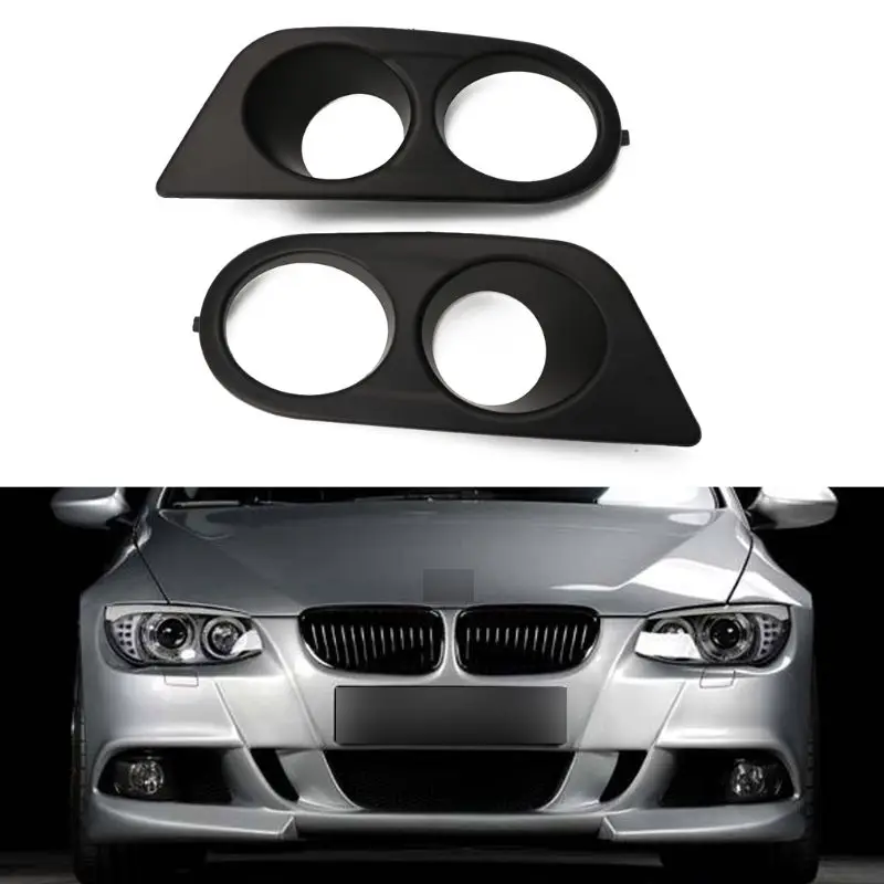 2 шт двойное отверстие воздуховод Противотуманные фары Чехлы для BMW E46 M3 2001 2006