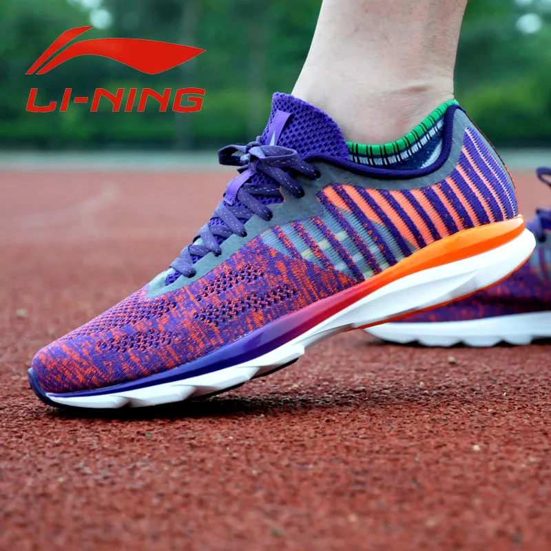 Мужские очень светильник кие беговые кроссовки Li Ning амортизирующие дышащие