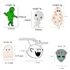 Ghost Alien enamel pin Cute Boo Ghost monster Wreath alien baby badge brooch Lapel pin Denim Jean shirt bag Cartoon Jewelry Gift ► Photo 2/6