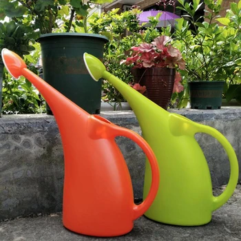 

2Pcs Long Spout Watering can, for Home Decor Indoor Watering Pot Decorative Plants Modern 3L with Rose