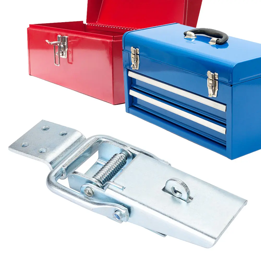 

Spring Loaded Toggle Latch Catch Lock Latch Hasp for Cabinet Wood Box Case Metal Lock Latch