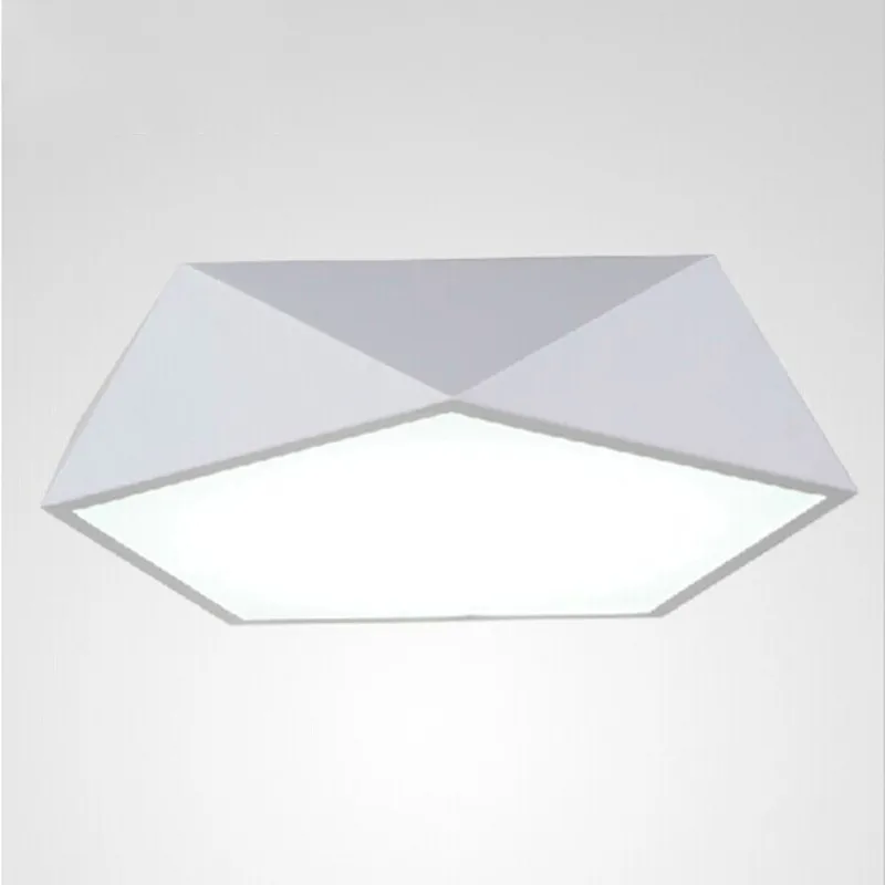 

Led Diamond Black/White Ceiling Lamp To Absorb Dome Light LED Lamps Geometric Led Foyer Lamp Free Shipping(CF-50)